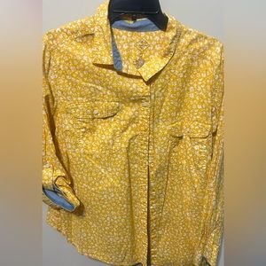 St. John's Bay Women's Long Sleeve Regular Fit Button Down Shirt